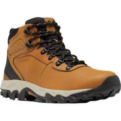 Buty do chodzenia męskie Columbia Newton Ridge Plus Ii Waterproof. Czarne buty sportowe casual Columbia, bez wzorów, z materiału, bez zapięcia. Za 578.00 zł.