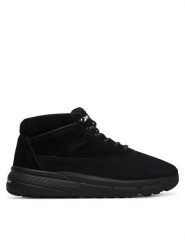 Tommy Hilfiger Trzewiki Hilfiger W Nbk Sde Hybrid Boot FM0FM05609 Czarny. Czarne botki sznurowane Tommy Hilfiger, bez wzorów, ze skóry, bez obcasa, bez zapięcia. Za 449.99 zł.