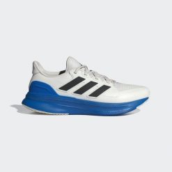 Buty do biegania Ultrarun 5. Białe buty do biegania Adidas, bez wzorów, bez zapięcia, do biegania. Za 347.00 zł.
