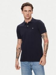 United Colors Of Benetton Polo 3089J3179 Granatowy Regular Fit. Niebieskie koszulki polo United Colors Of Benetton, m, bez wzorów, z bawełny, bez kołnierzyka, bez ramiączek. Za 149.99 zł.