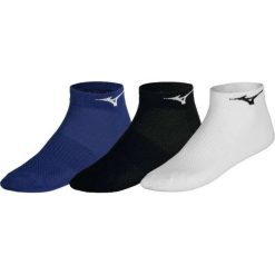 Skarpetki do biegania Mizuno Training Mid 3P - 3 pary. Skarpety Mizuno, bez wzorów. W wyprzedaży za 34.99 zł.