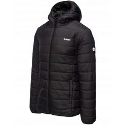 Kurtka przejściowa dla mężczyzn Hi-tec Core Aron. Czarne kurtki Hi-tec, m, bez wzorów, bez kaptura. W wyprzedaży za 149.99 zł.