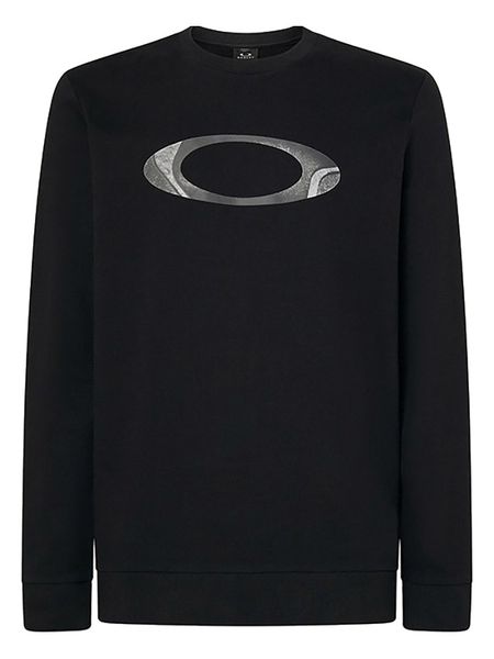 Oakley Bluza "New Ellipse Crew" w kolorze czarnym rozmiar: L. Czarne bluzy Oakley, l, bez wzorów, z bawełny, bez kaptura. Za 109.78 zł.