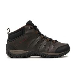 Buty trekkingowe męskie Columbia Woodburn Ii. Brązowe buty turystyczne Columbia, bez wzorów, z materiału, bez zapięcia, trekkingowe. Za 476.00 zł.