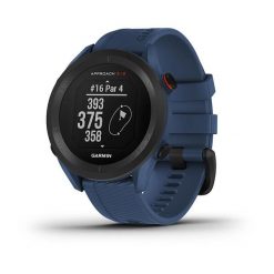 Zegarek GPS do golfa Approach S12, niebieski. Niebieskie zegarki GARMIN, metalowe. Za 519.99 zł.