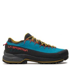 Trekkingi La Sportiva. Niebieskie buty trekkingowe La Sportiva, bez wzorów, z gore-texu, bez zapięcia. Za 779.99 zł.