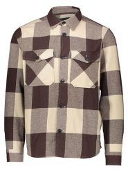 ONLY & SONS Koszula w kolorze brązowo-beżowym rozmiar: M. Brązowe koszule Only & Sons, m, bez wzorów, z bawełny, bez kołnierzyka, bez ramiączek. Za 44.19 zł.