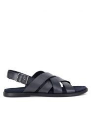 Gino Rossi Sandały MARCELLO-02 MB Granatowy. Niebieskie sandały Gino Rossi, ze skóry, bez zapięcia. Za 249.99 zł.
