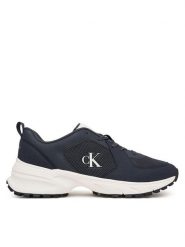 Calvin Klein Sneakersy Hike Runner Lace Up Su Mesh HM0HM02448 Granatowy. Niebieskie buty sportowe casual CALVIN KLEIN, bez wzorów, z meshu, bez zapięcia. Za 489.99 zł.