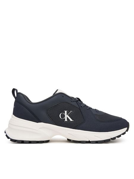 Calvin Klein Sneakersy Hike Runner Lace Up Su Mesh HM0HM02448 Granatowy. Niebieskie buty sportowe casual CALVIN KLEIN, bez wzorów, z meshu, bez zapięcia. Za 489.99 zł.