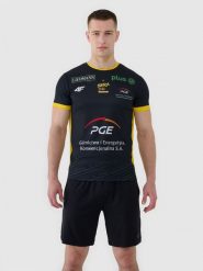 4F Koszulka meczowa replika wyjazdowa z sezonu 2024/25 męska 4F x PGE GiEK Skra Bełchatów - multikolor XL. T-shirty 4F, m, bez wzorów, z dzianiny, bez kołnierzyka, bez ramiączek. Za 149.99 zł.