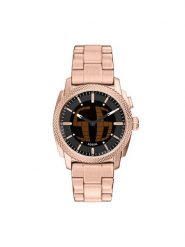 Fossil Zegarek Machine Big Tic FS6158 Różowe złoto. Czerwone, analogowe zegarki Fossil, ze stali. Za 979.99 zł.