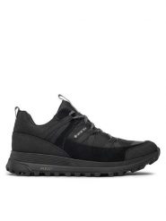 Clarks Półbuty ATLTrekRun Gtx GORE-TEX Czarny. Czarne eleganckie półbuty Clarks, bez wzorów, z gore-texu, bez obcasa, bez zapięcia. Za 389.99 zł.