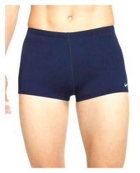 Bokserki kąpielowe męskie Nike Hydrastrong Solid Square Leg. Niebieskie slipy i bokserki NIKE SWIM, m, bez wzorów, z materiału. Za 189.25 zł.