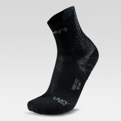 Skarpety do biegania męskie Uyn Run Fit Socks Black. Czarne skarpety UYN, bez wzorów. Za 69.99 zł.