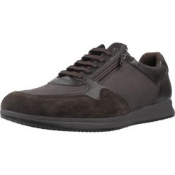 Buty GEOX U AVERY Brązowy. Brązowe buty turystyczne Geox, bez wzorów, ze skóry, bez zapięcia, trekkingowe. Za 423.50 zł.