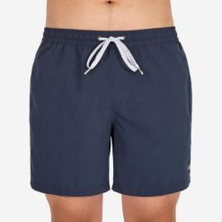 Spodenki surfingowe męskie Quiksilver Volley krótkie. Niebieskie szorty Quiksilver, m, bez wzorów, z poliesteru, sportowe. W wyprzedaży za 99.99 zł.