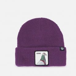 Czapka beanie Goorin Bros Violet Homie Violet. Czarne czapki zimowe Goorin Bros, bez wzorów. Za 181.89 zł.