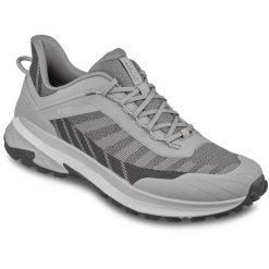 Buty sportowe męskie MEINDL Yampa GTX, z membraną Gore-Tex. Szare buty turystyczne MEINDL, bez wzorów, z dzianiny, bez zapięcia, trekkingowe, gore-tex. Za 949.90 zł.