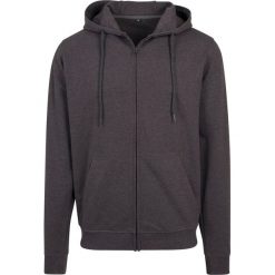 Męska Bluza Z Kapturem French Terry Z Zamkiem Błyskawicznym. Brązowe bluzy z kapturem BUILD YOUR BRAND, m, bez wzorów, z kapturem. Za 167.99 zł.