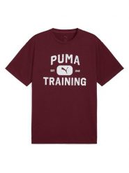 Puma Koszulka sportowa w kolorze czerwonym rozmiar: S. Czerwone t-shirty sportowe Puma, bez wzorów, bez ramiączek, outdoorowe. Za 56.79 zł.