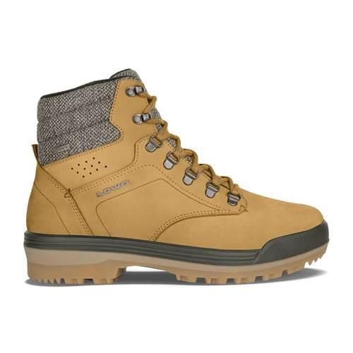 Buty trekkingowe męskie Lowa Nera Gtx. Żółte buty trekkingowe Lowa, na zimę, bez wzorów, z materiału, za kostkę, bez zapięcia, trekkingowe. Za 841.10 zł.