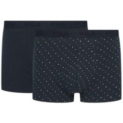Fila bokserki 2-pack Navy L. Niebieskie bokserki Fila, l, bez wzorów. Za 170.99 zł.