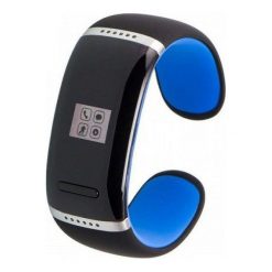 Garett Ione Czarno-niebieski Smartwatch. Czarne zegarki smartwatch Garett, bez wzorów. Za 173.99 zł.