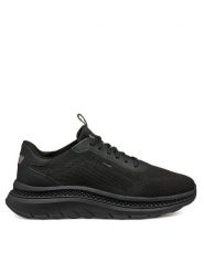 Geox Sneakersy U Spherica Actif X U55GQA 0006K C9999 Czarny. Czarne buty sportowe casual Geox, bez wzorów, z materiału, bez zapięcia. Za 459.99 zł.