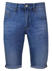 Krótkie Spodnie, Jasne Jeansowe, Szorty, Spodenki, Przed Kolano -PAKO JEANS. Szorty Pako Jeans, bez wzorów, z bawełny, klasyczne. Za 185.00 zł.