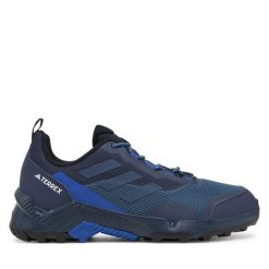 Trekkingi adidas. Niebieskie buty trekkingowe Adidas, bez wzorów, bez zapięcia. Za 369.99 zł.
