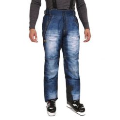 Spodnie narciarskie Kilpi Denimo. Niebieskie spodnie narciarskie i snowboardowe Kilpi, m, bez wzorów, z denimu, narciarskie. Za 628.61 zł.