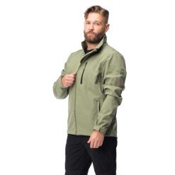Męska Kurtka Softshell 2.0 Deer. Czarne kurtki MAGNUM, m, bez wzorów, z elastanu, bez kaptura. Za 251.97 zł.