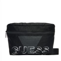 Saszetka nerka Guess. Czarne saszetki i nerki Guess, z aplikacjami. Za 139.99 zł.