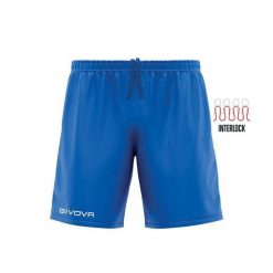 Spodenki sportowe Givova Short Capo Royal Blue. Niebieskie krótkie spodenki sportowe Givova, m, bez wzorów, z materiału. Za 52.75 zł.