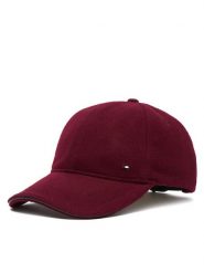 Tommy Hilfiger Czapka z daszkiem Dc Wool 6 Panel AM0AM14851 Bordowy. Czerwone czapki z daszkiem Tommy Hilfiger, bez wzorów, z wełny. Za 269.99 zł.