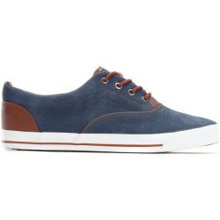 Granatowe Tenisówki Caution. Trampki marki Born2be. Za 59.99 zł.