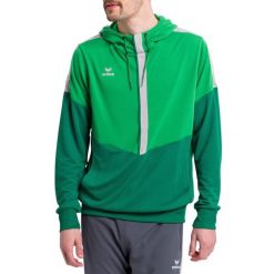 Bluza Erima Squad. Zielone bluzy z kapturem Erima, l, bez wzorów, z dresówki, z kapturem. Za 170.70 zł.