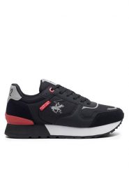Beverly Hills Polo Club Sneakersy FOMO-01 Czarny. Czarne buty sportowe casual Beverly Hills Polo Club, bez wzorów, z materiału, bez zapięcia. Za 199.99 zł.