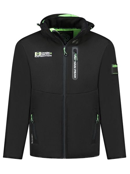 Canadian Peak Kurtka softshellowa "Toxiqueak" w kolorze czarnym rozmiar: M. Czarne kurtki outdoor i hardshell Canadian Peak, m, bez wzorów, bez kaptura. Za 242.13 zł.