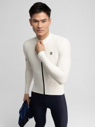 Siroko Koszulka kolarska "M7" w kolorze białym rozmiar: XXL. Białe t-shirty sportowe SIROKO, bez wzorów, z materiału, bez ramiączek, rowerowe. Za 184.46 zł.