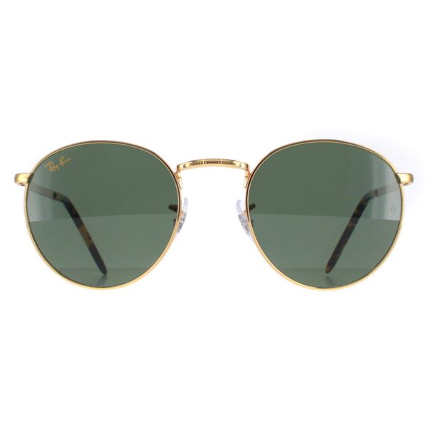 Okulary przeciwsłoneczne Ray-Ban New Round. Zielone okulary przeciwsłoneczne Ray-Ban, okrągłe. Za 599.99 zł.