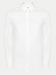 Dolce&Gabbana Koszula G5EJ0T GG826 W0800 Biały Slim Fit. Białe koszule Dolce&Gabbana, m, bez wzorów, z bawełny, bez kołnierzyka, bez ramiączek. Za 1,909.00 zł.