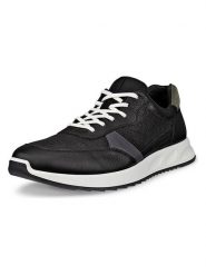 Ecco Skórzane sneakersy "Otm" w kolorze czarnym rozmiar: 42. Czarne buty sportowe casual ecco, bez wzorów, bez zapięcia. Za 240.43 zł.