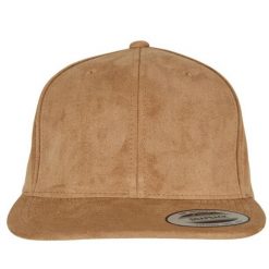 Czapka Z Daszkiem Ze Sztucznego Zamszu. Czarne czapki z daszkiem FLEXFIT, bez wzorów, z materiału. Za 99.99 zł.