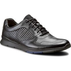 Półbuty CLARKS - Tynamo Race 261199087 Black Leather. Eleganckie półbuty marki Clarks. W wyprzedaży za 269.00 zł.