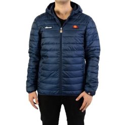 Kurtka przejściowa męska Ellesse Lombardy. Niebieskie kurtki Ellesse, na jesień, m, bez wzorów, z materiału, z kapturem. Za 462.30 zł.