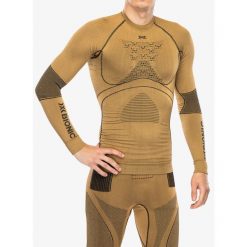 Bluza termoaktywna męska X-Bionic Radiactor 4.0 L/S. Brązowe bielizna termoaktywna XBIONIC, na zimę, l, bez wzorów, bez ramiączek, narciarskie. Za 513.99 zł.