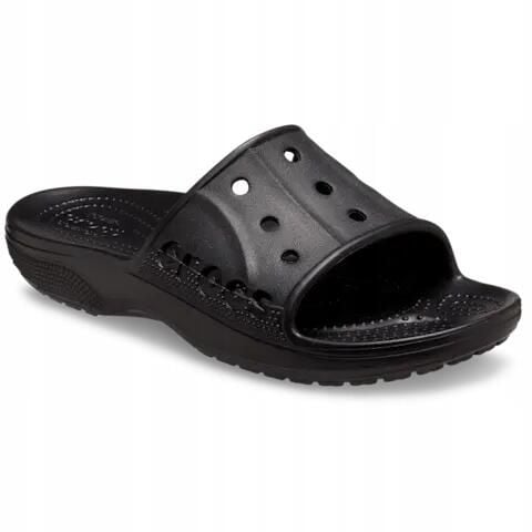 Klapki Dla Dorosłych Crocs Baya II Slide. Niebieskie klapki Crocs, z materiału. Za 99.99 zł.
