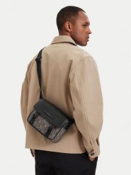 Calvin Klein Saszetka Mixed Emblem Aop LV04D3451G Beżowy. Brązowe saszetki i nerki CALVIN KLEIN, bez wzorów, z materiału, bez dodatków. Za 409.99 zł.